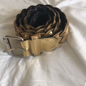 🔴 Final price. Gold Sequin Belt
